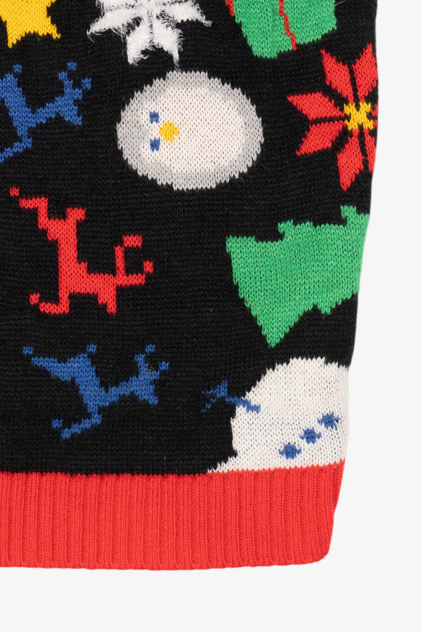 Vintage Black Merry Christmas Ugly Christmas Sweater (2000s)