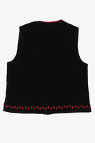 Vintage Black Charter Club Ugly Christmas Vest (1990s)