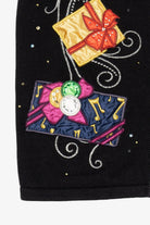 Vintage Black Tru Self Presents Ugly Christmas Vest (1990s)