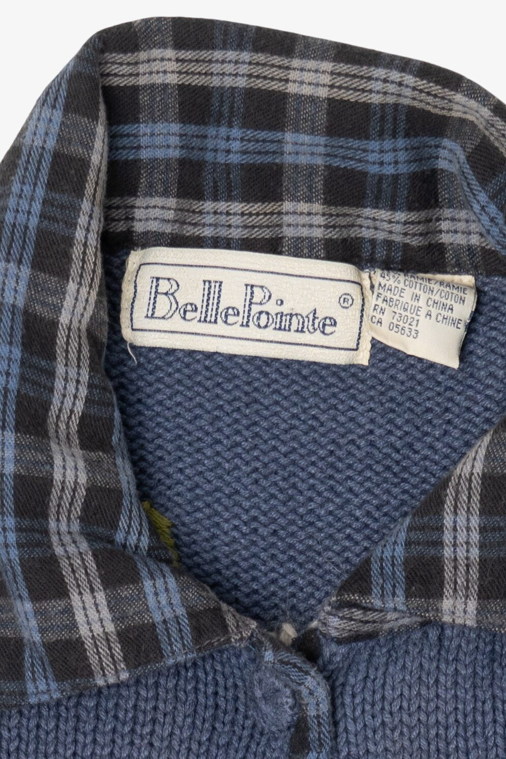 Vintage Blue Belle Pointe Snowmen Ugly Christmas Vest (1990s)