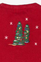 Vintage Red Breckenridge Snowmen Ugly Christmas Vest (1990s)