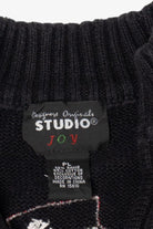 Vintage Black Designers Originals Studio Snowmen Ugly Christmas Vest (1990s)