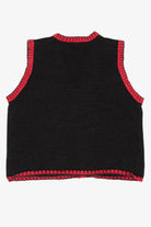 Vintage Black Nutcracker Bears Ugly Christmas Vest (1990s)