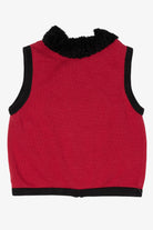 Vintage Red Bechamel Ornaments Ugly Christmas Vest (1990s)