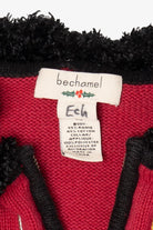 Vintage Red Bechamel Ornaments Ugly Christmas Vest (1990s)