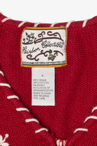 Vintage Red Heirloom Collectible Penguins Ugly Christmas Vest (2000s)