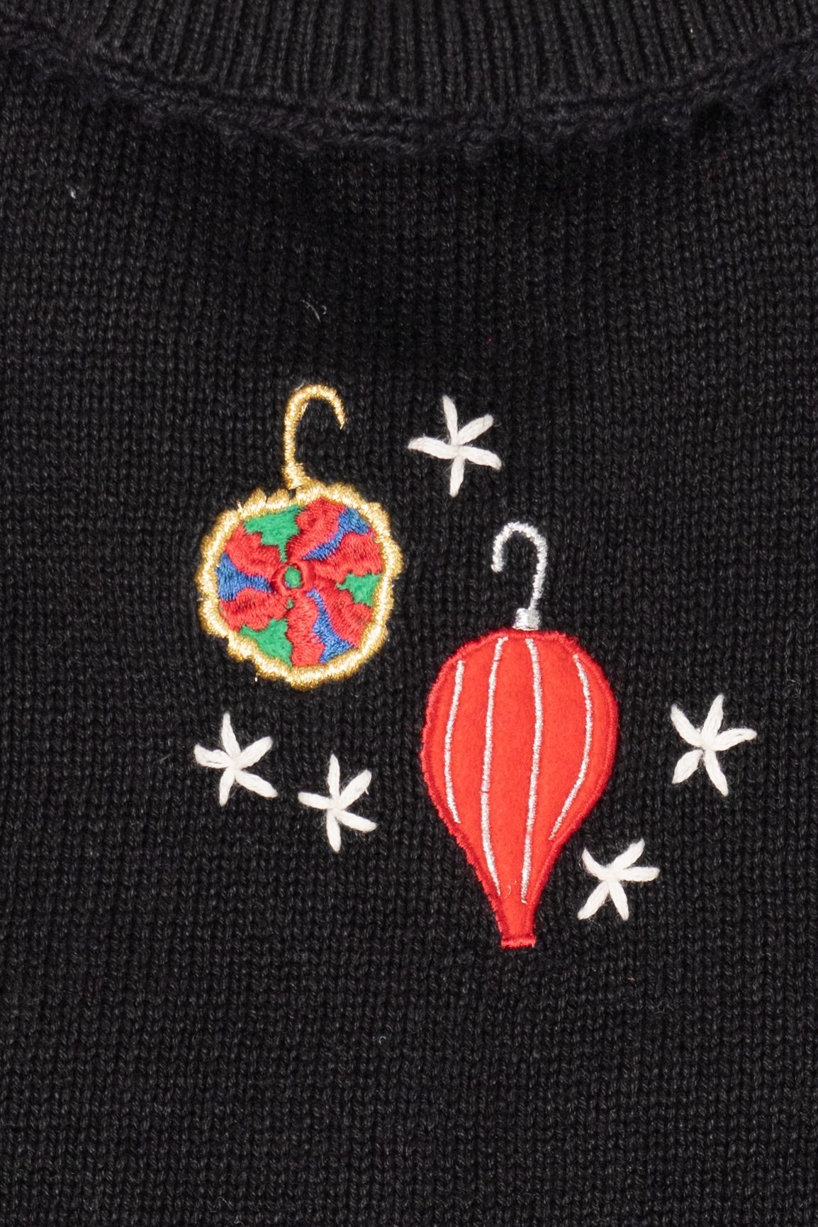 Vintage Black Designers Originals Studio Ugly Christmas Vest (1990s)
