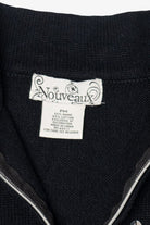 Vintage Black Nouveaux Ornaments Ugly Christmas Vest (1990s)