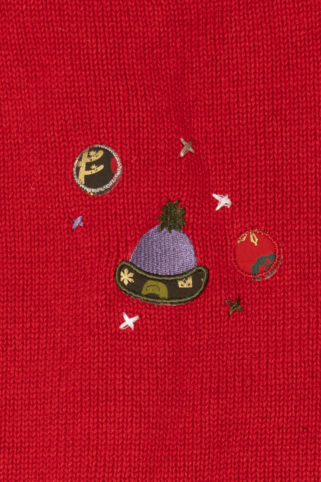 Vintage Red Christopher & Banks Snowmen Ugly Christmas Vest (1990s)
