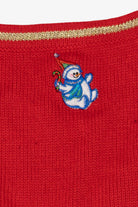 Vintage Red Snowmen Ugly Christmas Vest (2000s)
