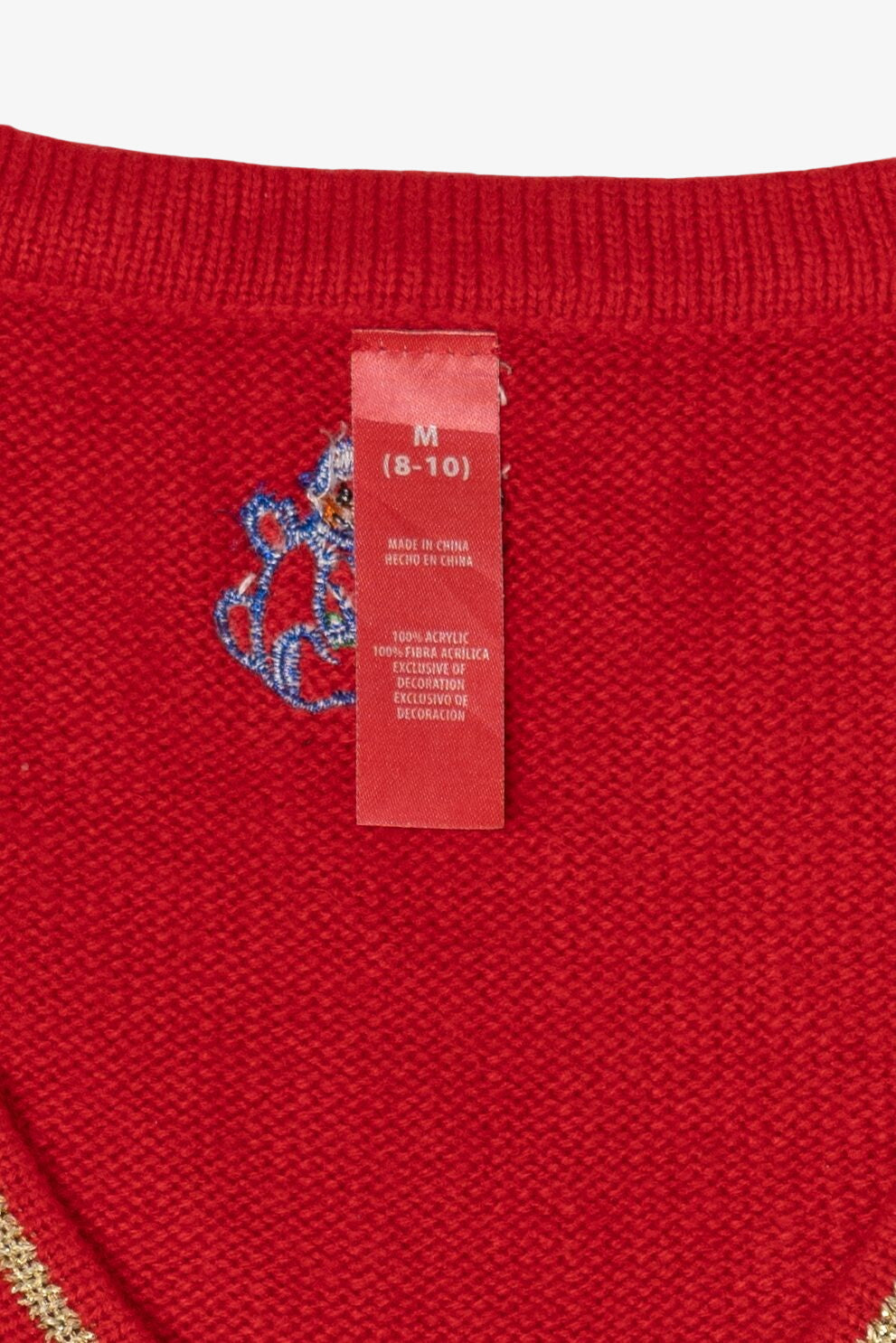 Vintage Red Snowmen Ugly Christmas Vest (2000s)