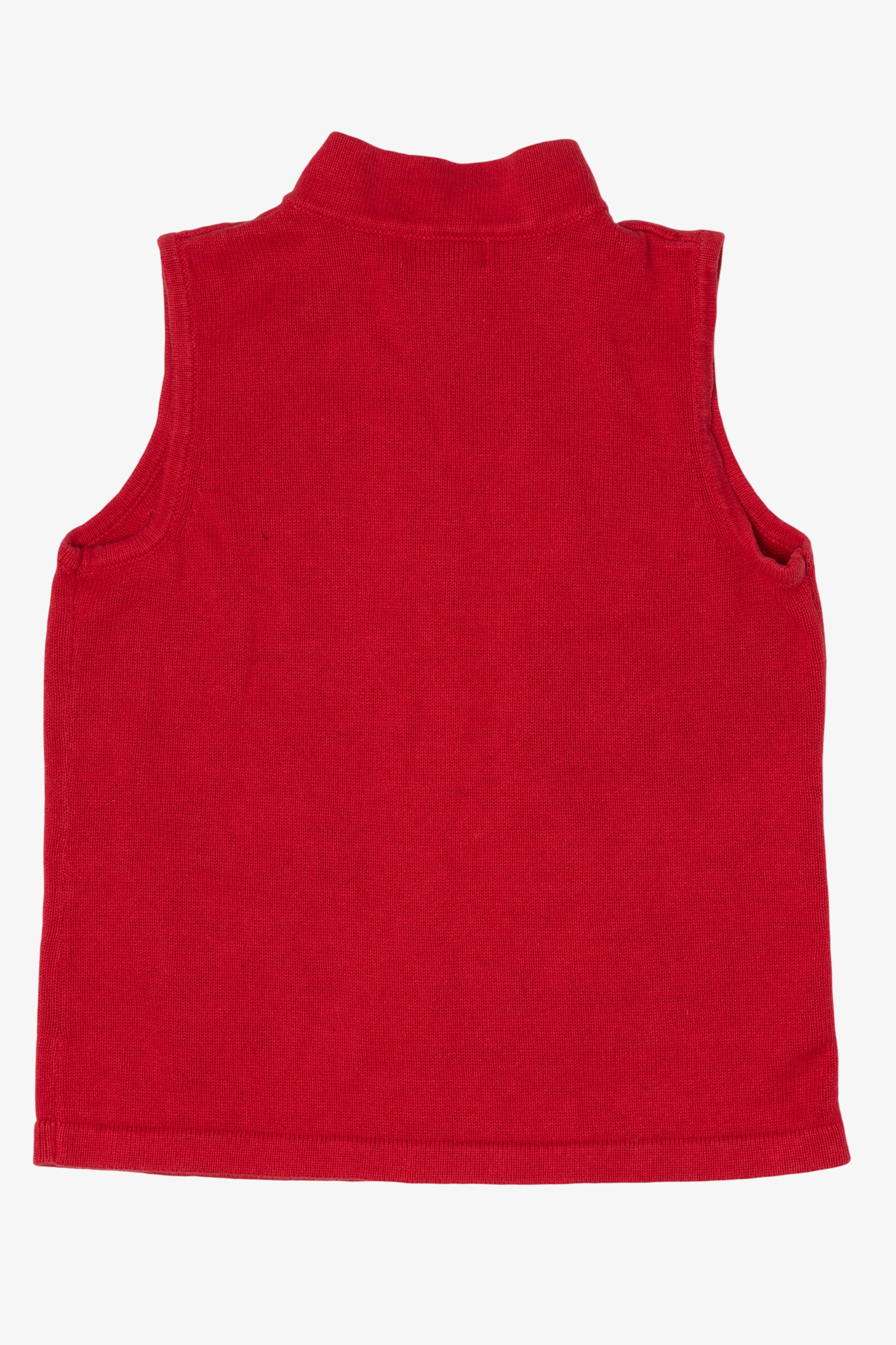 Vintage Red Nouveaux Penguins Ugly Christmas Vest (1990s)