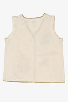 Vintage White "Happiness Is A Homespun Christmas" Ugly Christmas Vest (2000s)