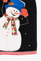 Vintage Black Snowmen Ugly Christmas Vest (2000s)