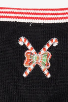 Vintage Black Snowmen Ugly Christmas Vest (2000s)