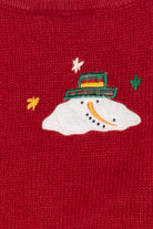 Vintage Red Bobbie Brooks Snowmen Ugly Christmas Vest (1990s)
