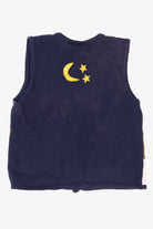 Vintage Navy Blue In Resource Snowmen Caroling Ugly Christmas Vest (1990s)