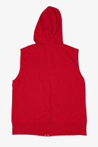 Vintage Red Crystal Kobe Trees Hooded Ugly Christmas Vest (2000s)