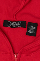 Vintage Red Crystal Kobe Trees Hooded Ugly Christmas Vest (2000s)