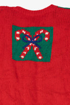 Vintage Red Ugly Christmas Cardigan (1990s)