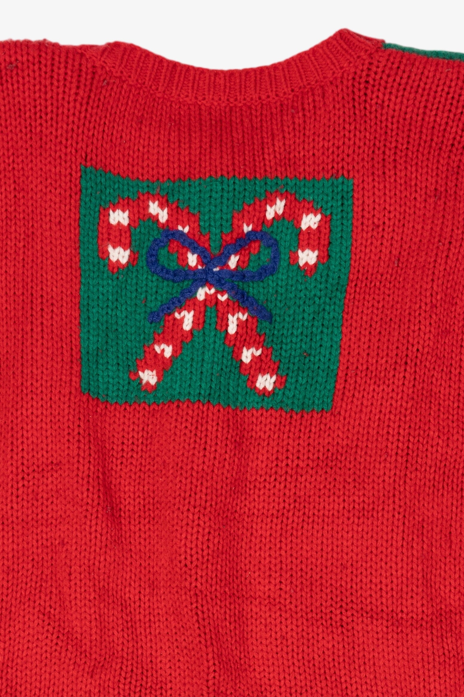 Vintage Red Ugly Christmas Cardigan (1990s)