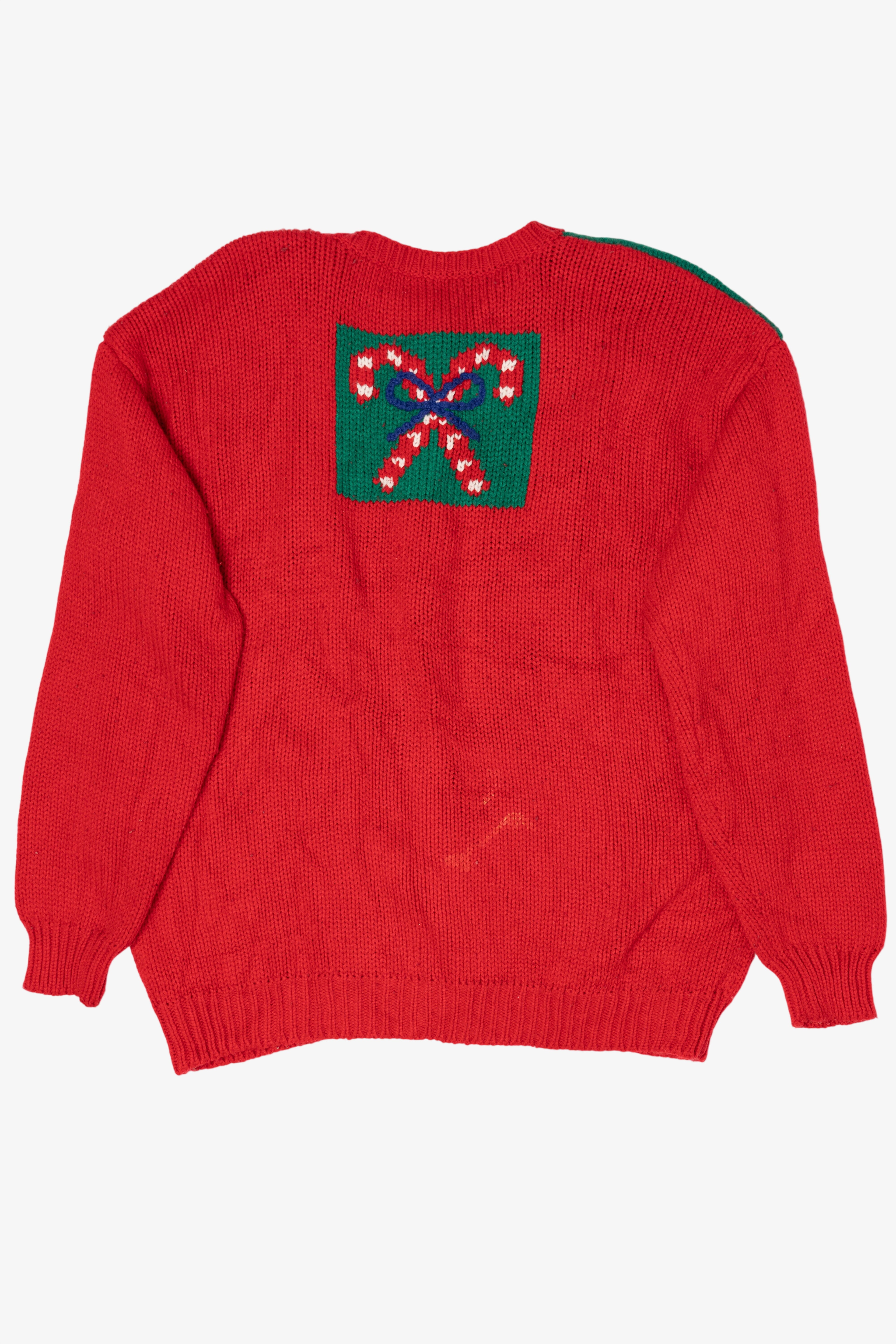 Vintage Red Ugly Christmas Cardigan (1990s)