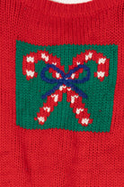 Vintage Red Ugly Christmas Cardigan (1990s)