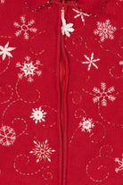 Vintage Red Studio Joy Snowflakes Ugly Christmas Vest (1990s)