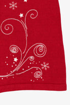 Vintage Red Christopher & Banks Snowmen Ugly Christmas Vest (1990s)