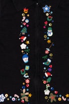 Vintage Black Studio Joy Ugly Christmas Vest (1990s)