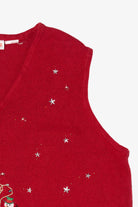 Vintage Red Snowmen Ugly Christmas Vest (1990s)