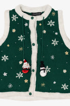 Vintage Green All Points Ugly Christmas Vest (1990s)