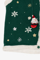 Vintage Green All Points Ugly Christmas Vest (1990s)