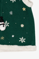 Vintage Green All Points Ugly Christmas Vest (1990s)