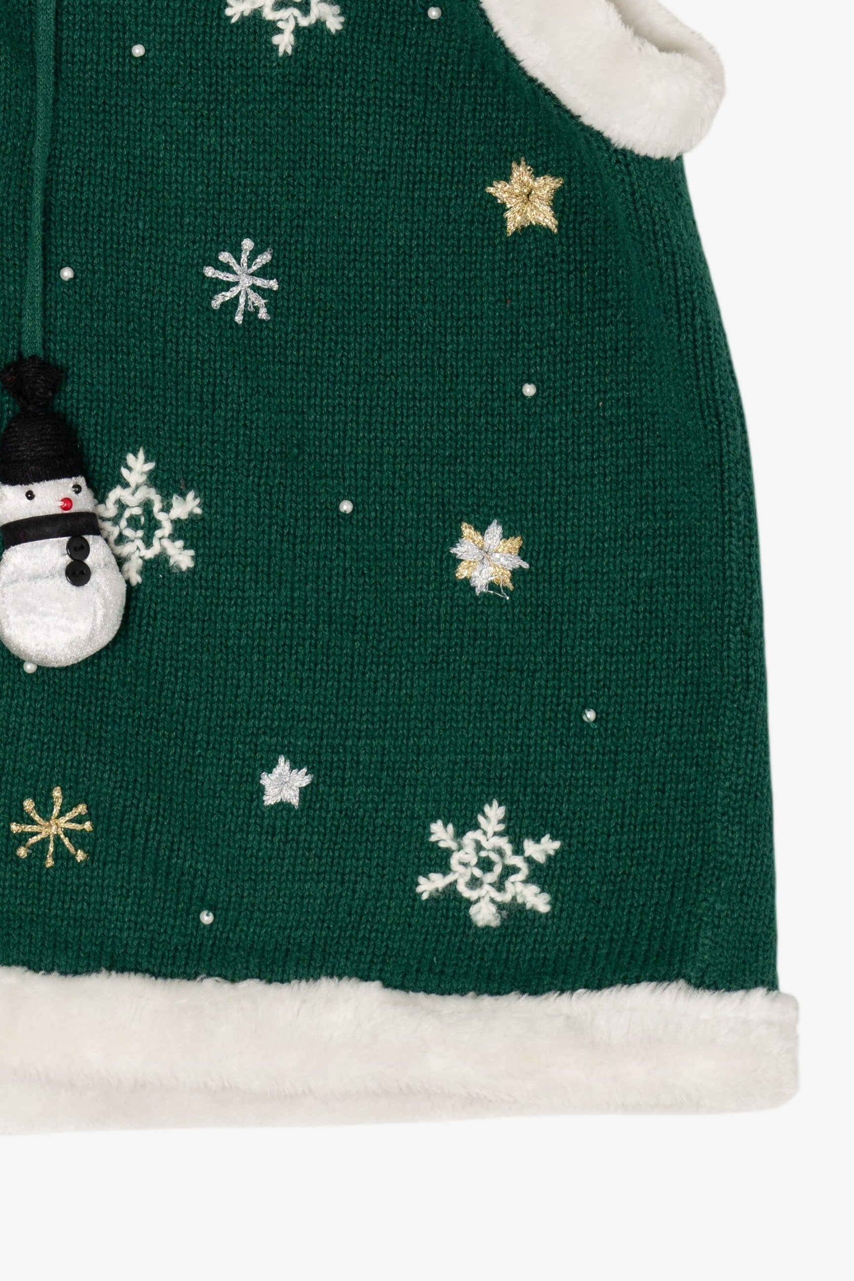 Vintage Green All Points Ugly Christmas Vest (1990s)