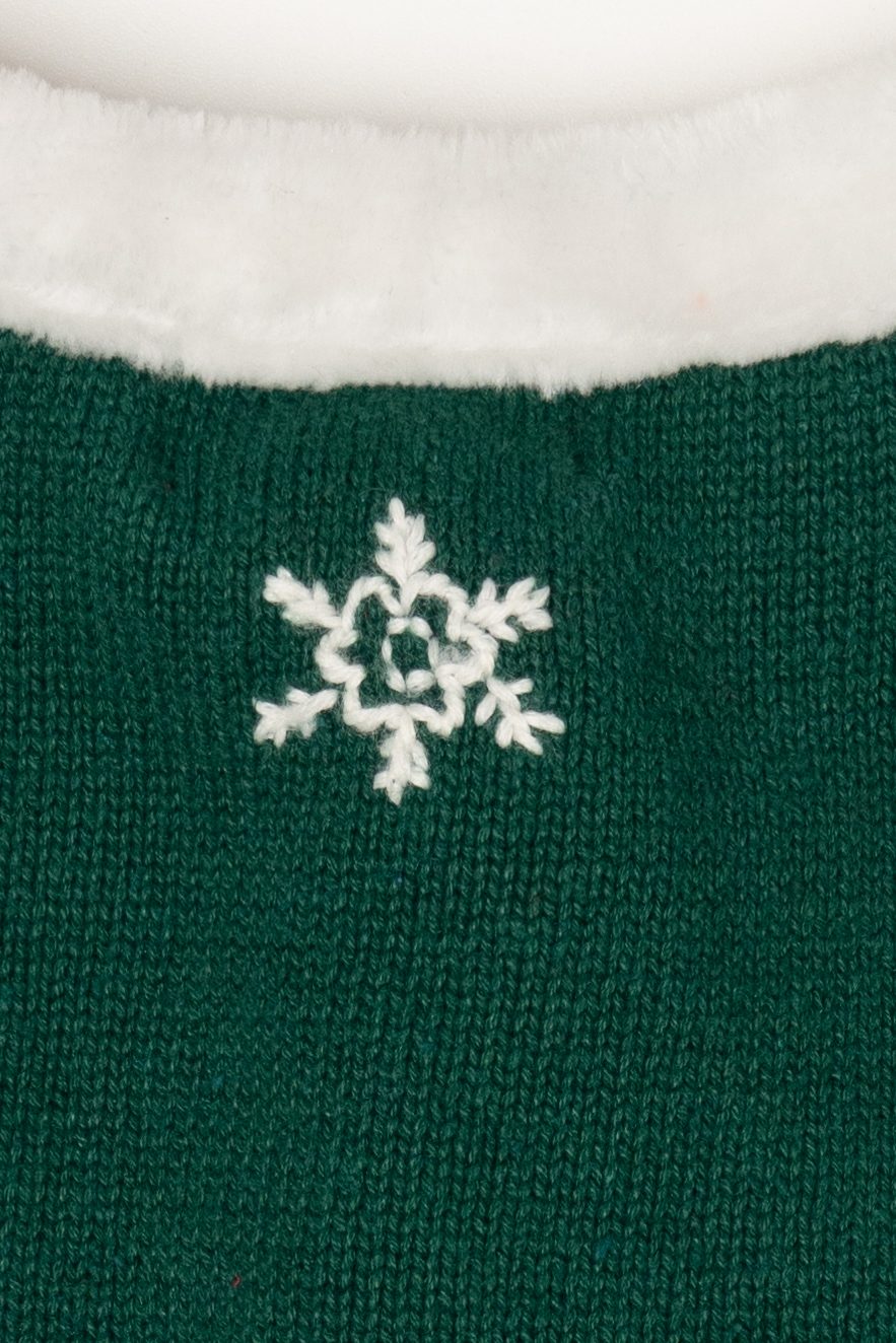 Vintage Green All Points Ugly Christmas Vest (1990s)