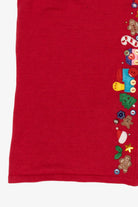 Vintage Red Designers Originals Studio Ugly Christmas Vest (1990s)