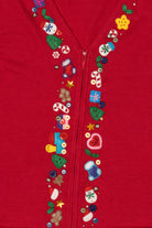 Vintage Red Designers Originals Studio Ugly Christmas Vest (1990s)