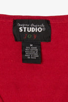 Vintage Red Designers Originals Studio Ugly Christmas Vest (1990s)