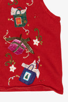 Vintage Red Studio Joy Presents Ugly Christmas Vest (1990s)
