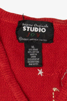 Vintage Red Studio Joy Presents Ugly Christmas Vest (1990s)