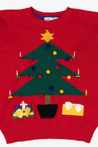 Vintage Avon Fashion Tree Christmas Pullover (1980s)