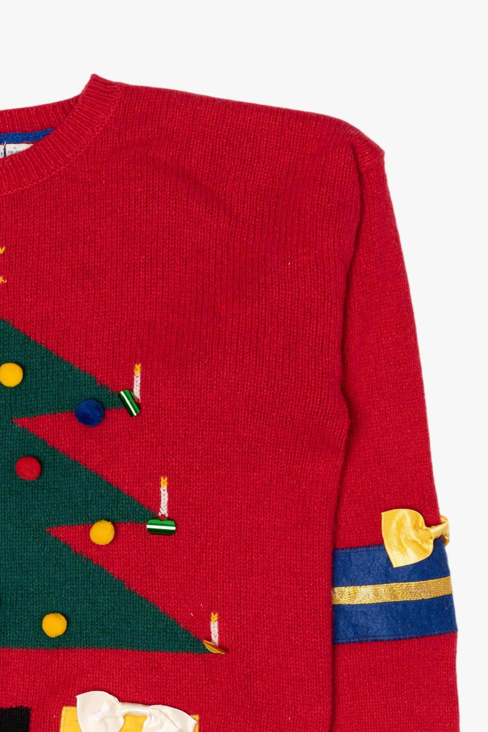Vintage Avon Fashion Tree Christmas Pullover (1980s)