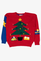 Vintage Avon Fashion Tree Christmas Pullover (1980s)