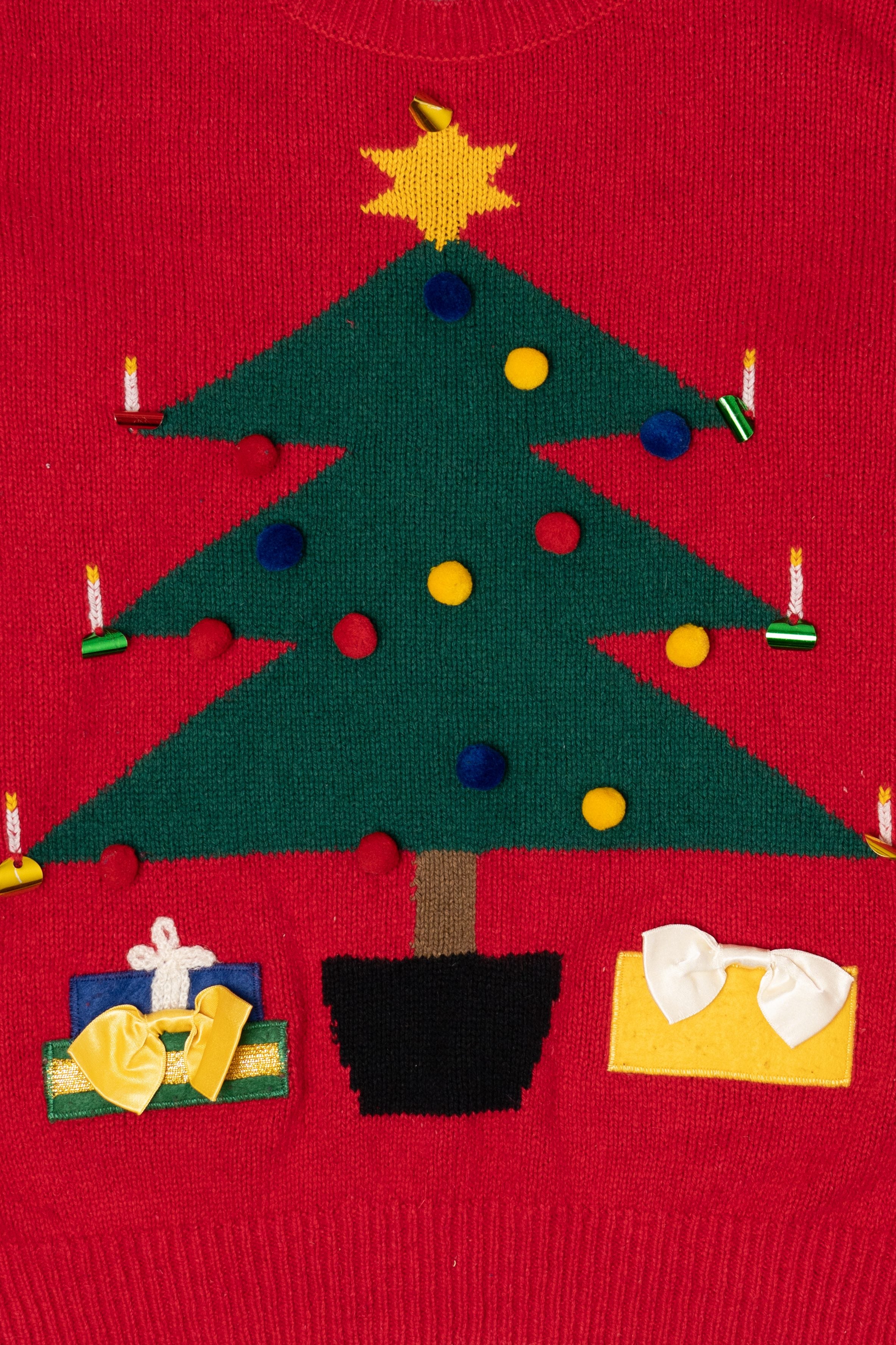 Vintage Avon Fashion Tree Christmas Pullover (1980s)