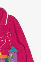 Vintage Pink Tiara International Christmas Cardigan (2000s)