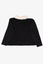 Vintage Black Victoria Jones Santa Ugly Christmas Cardigan (1990s)