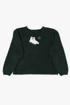 Vintage Green Christopher & Banks Cats Ugly Christmas Cardigan (1990s)