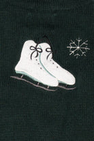 Vintage Green Christopher & Banks Cats Ugly Christmas Cardigan (1990s)