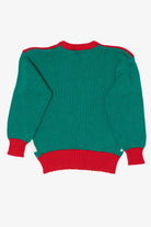Vintage Red Adel Barre Skiing Ugly Christmas Sweater (1990s)